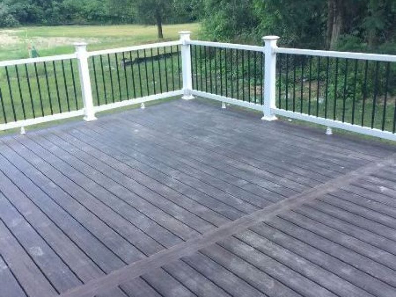 bbg construction: decking job , mina eskandar