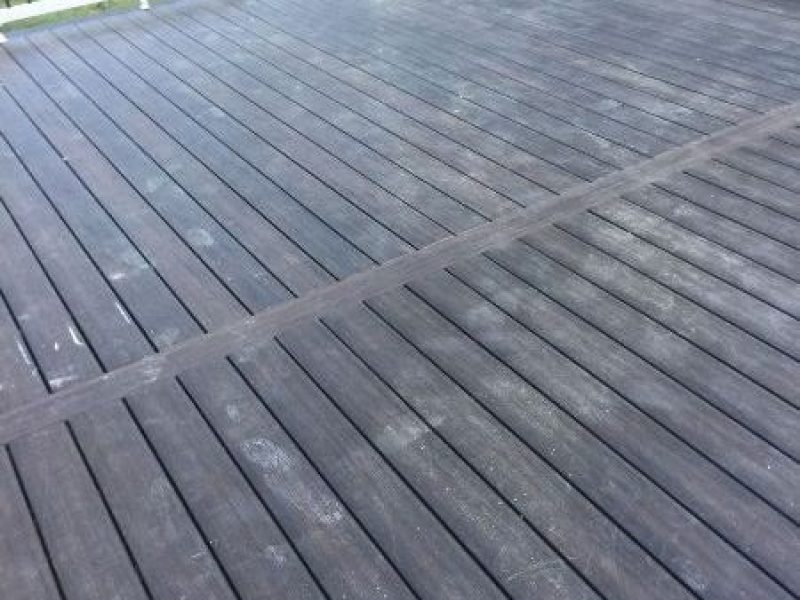 bbg construction: decking job , mina eskandar